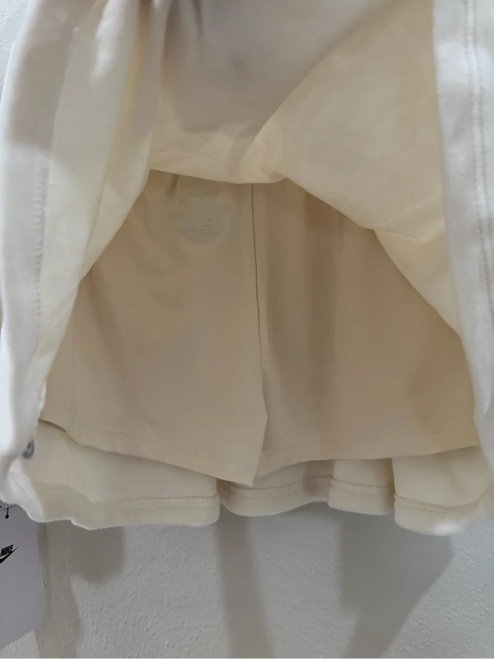Girls Cream Velour Nike Sweatsuit 6x NWT